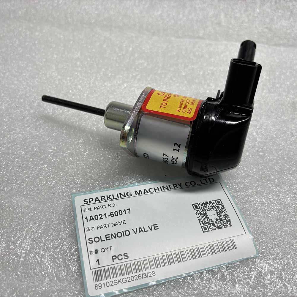Kubota-V2203-V2403-diesel-engine-fuel-injection-pump-solenoid-1A021-60017