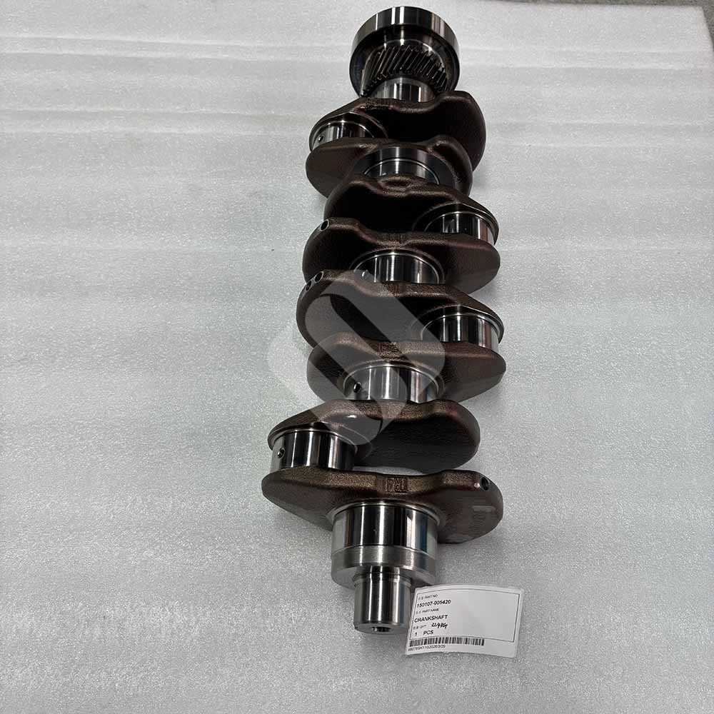 150107-005420 Engine Crankshaft for Doosan D34, D34D, D34P, D34NAP 150107-005420-forged-crankshaft-for-Doosan-D34-series-engine