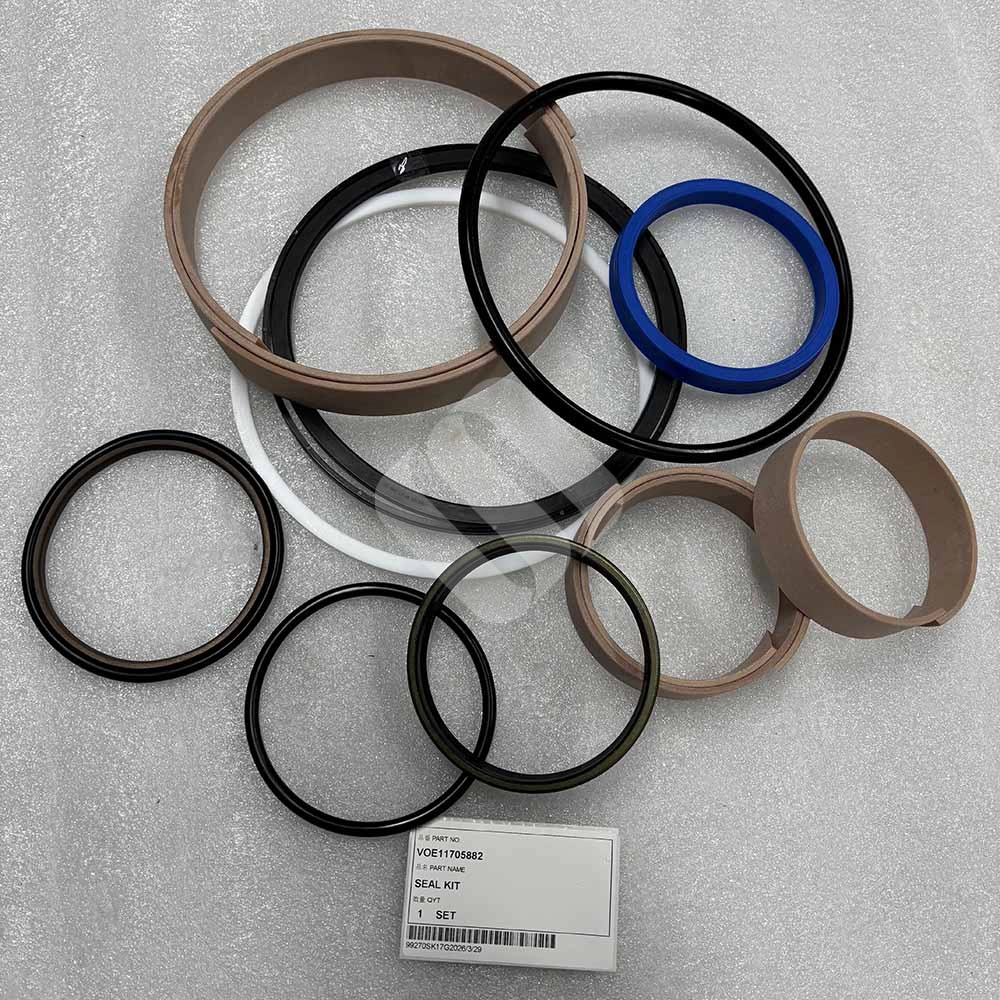 VOE11707027 Hydraulic Cylinder Seal Kit for Volvo L220D, L220E, L220F Volvo-L220D-lift-cylinder-seal-replacement-kit-VOE11707027