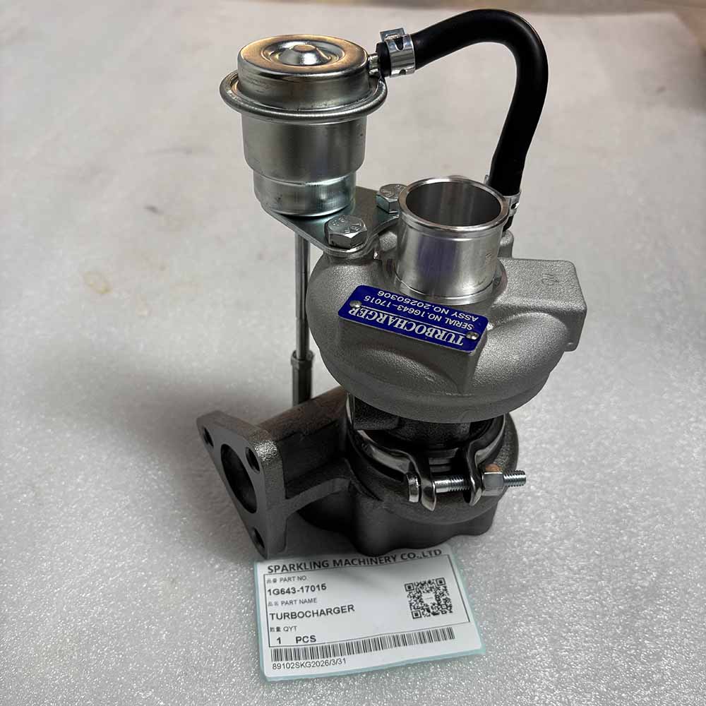 Compact-industrial-engine-turbocharger-1G643-17015-for-Kubota