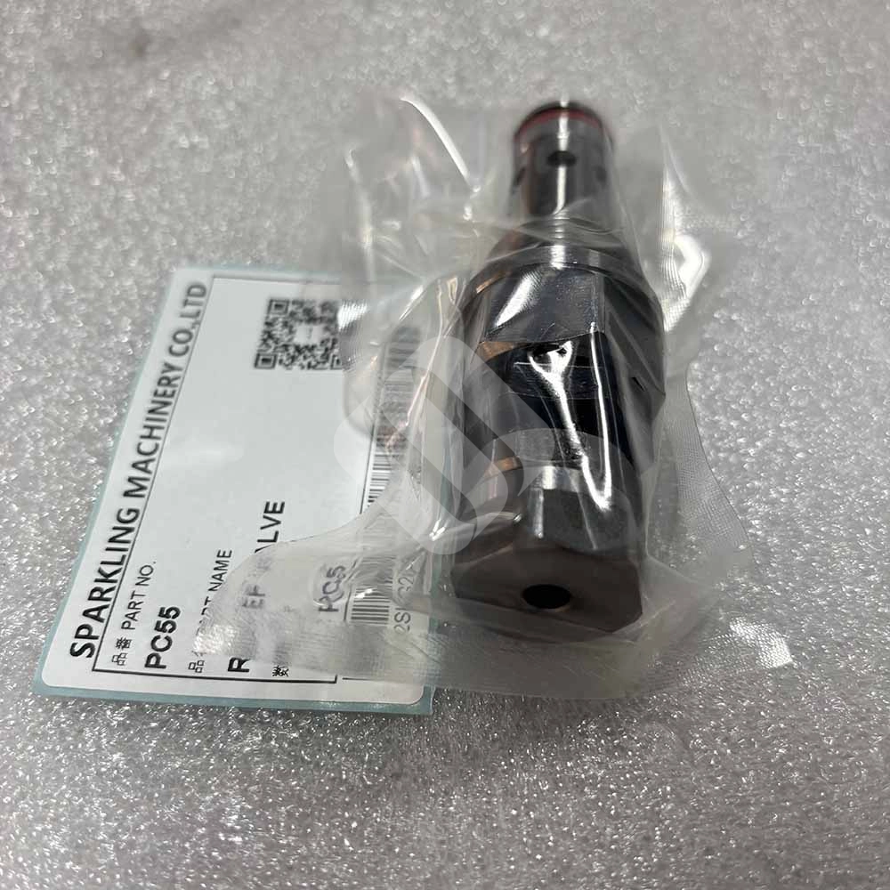 PC55 Main Relief Valve for Komatsu PC55MR-2, PC55MR-3, PC55MR-5 Excavators PC55MR-5-excavator-pressure-control-valve-replacement