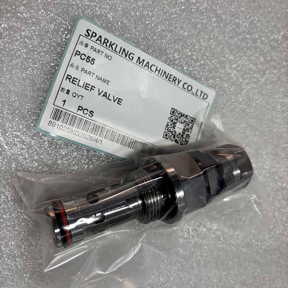 Komatsu-PC55MR-2-hydraulic-main-relief-valve-cartridge