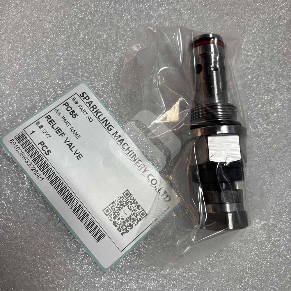 PC55 Main Relief Valve for Komatsu PC55MR-2, PC55MR-3, PC55MR-5 Excavators PC55-relief-valve-for-Komatsu-PC55MR-3-compact-excavator