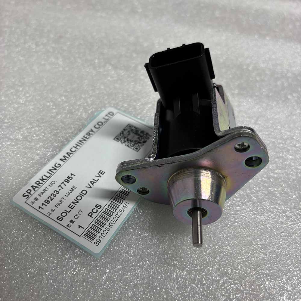 Replacement-fuel-solenoid-119233-77951-for-Yanmar-B30V-series