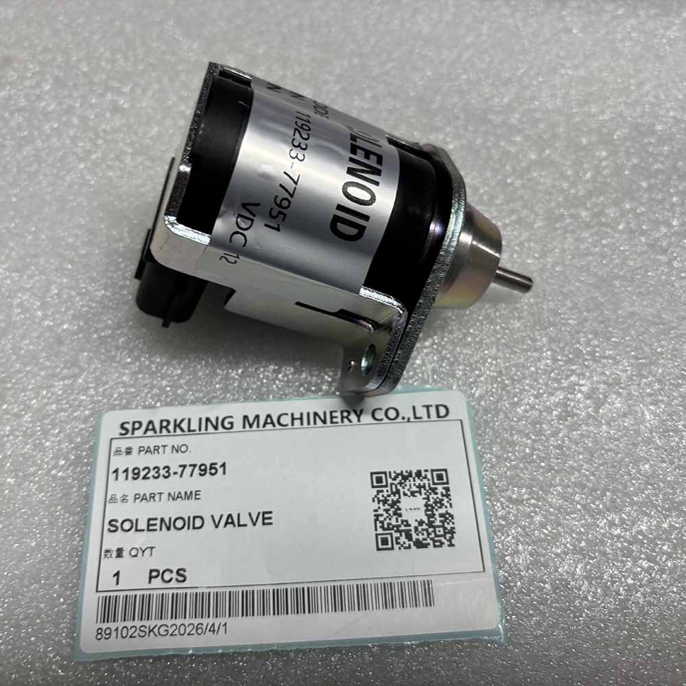 Yanmar-engine-fuel-injection-pump-stop-solenoid-119233-77951