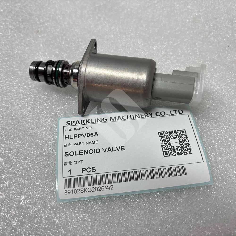 HLPPV06A Solenoid Valve 24VDC for SANY SY215 & SY235 Excavators Replacement-solenoid-valve-HLPPV06A-for-SANY-SY-series-excavators