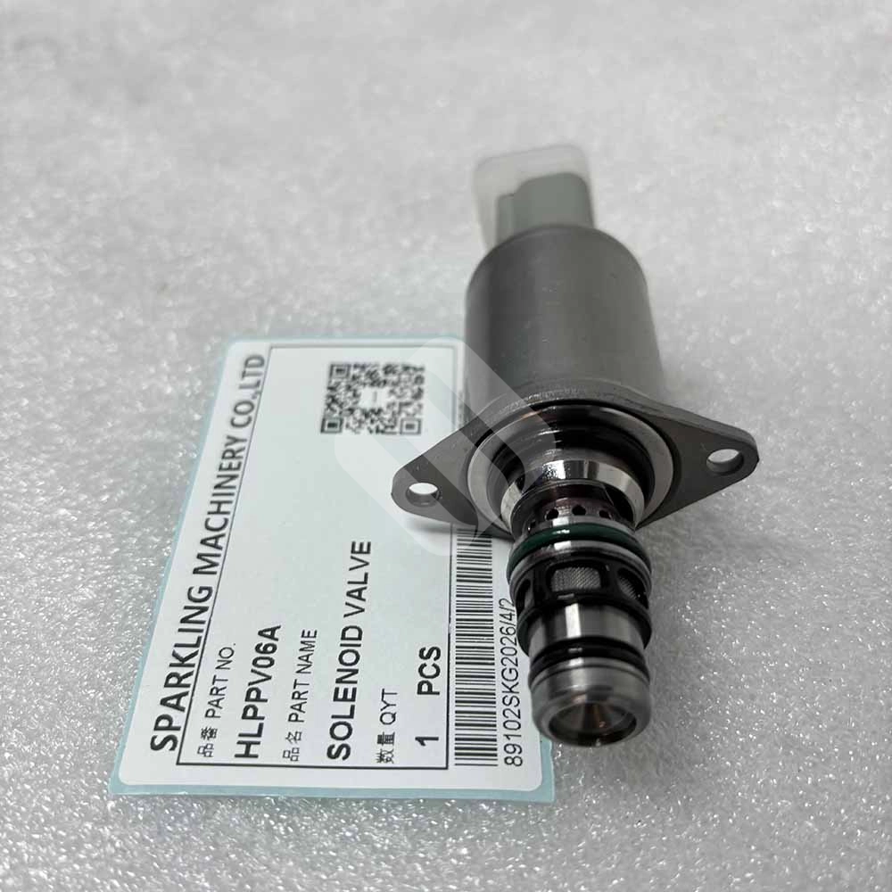 HLPPV06A Solenoid Valve 24VDC for SANY SY215 & SY235 Excavators SANY-SY235-large-excavator-pilot-control-solenoid-HLPPV06A