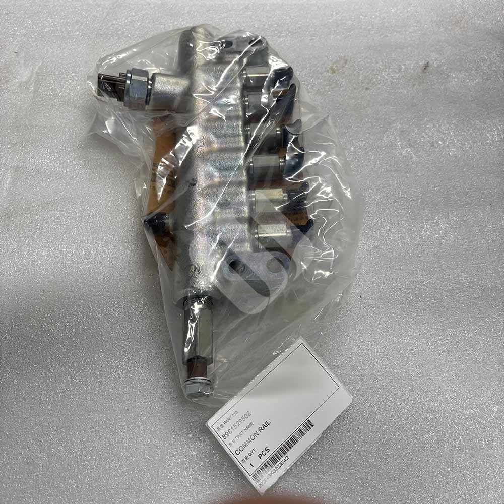 8981529502 Fuel Common Rail for Hitachi ZX200-3, ZX240-3, ZX330-3 8981529502-fuel-common-rail-assembly-for-Hitachi-ZX200-3-excavator