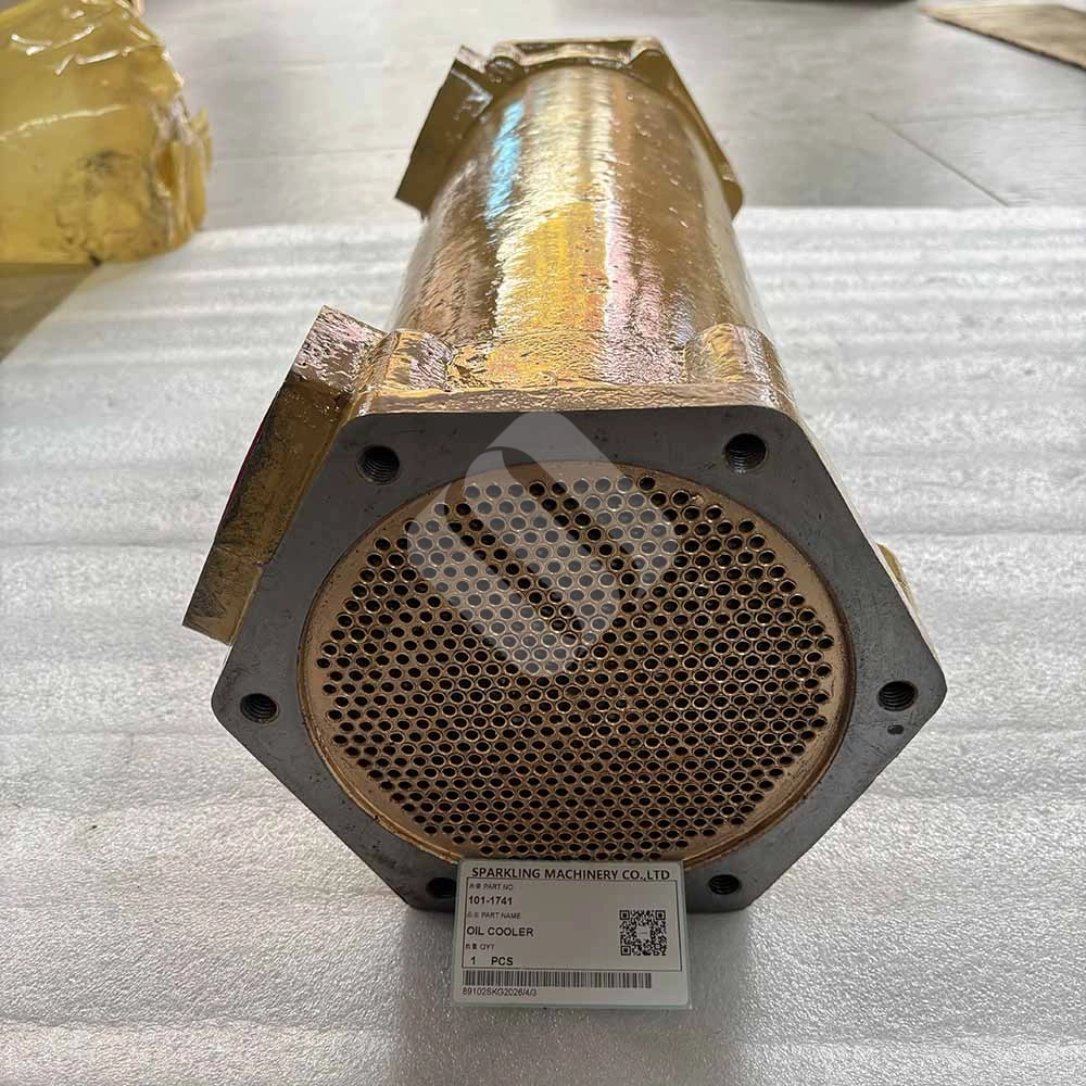 101-1741 Oil Cooler for Caterpillar 988, 988K, D8L, D9 CAT-D9-bulldozer-engine-oil-cooler-assembly-101-1741