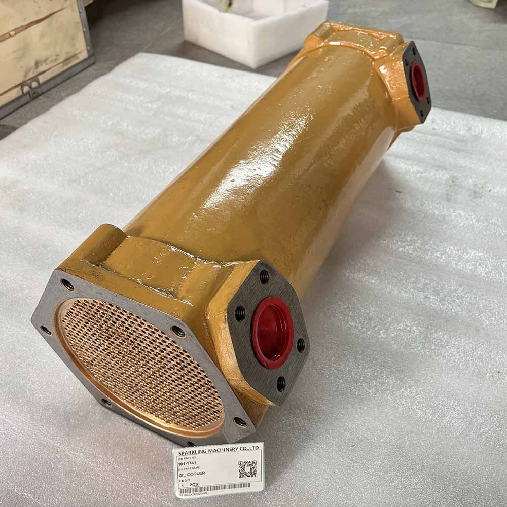CAT-D9-bulldozer-engine-oil-cooler-assembly-101-1741