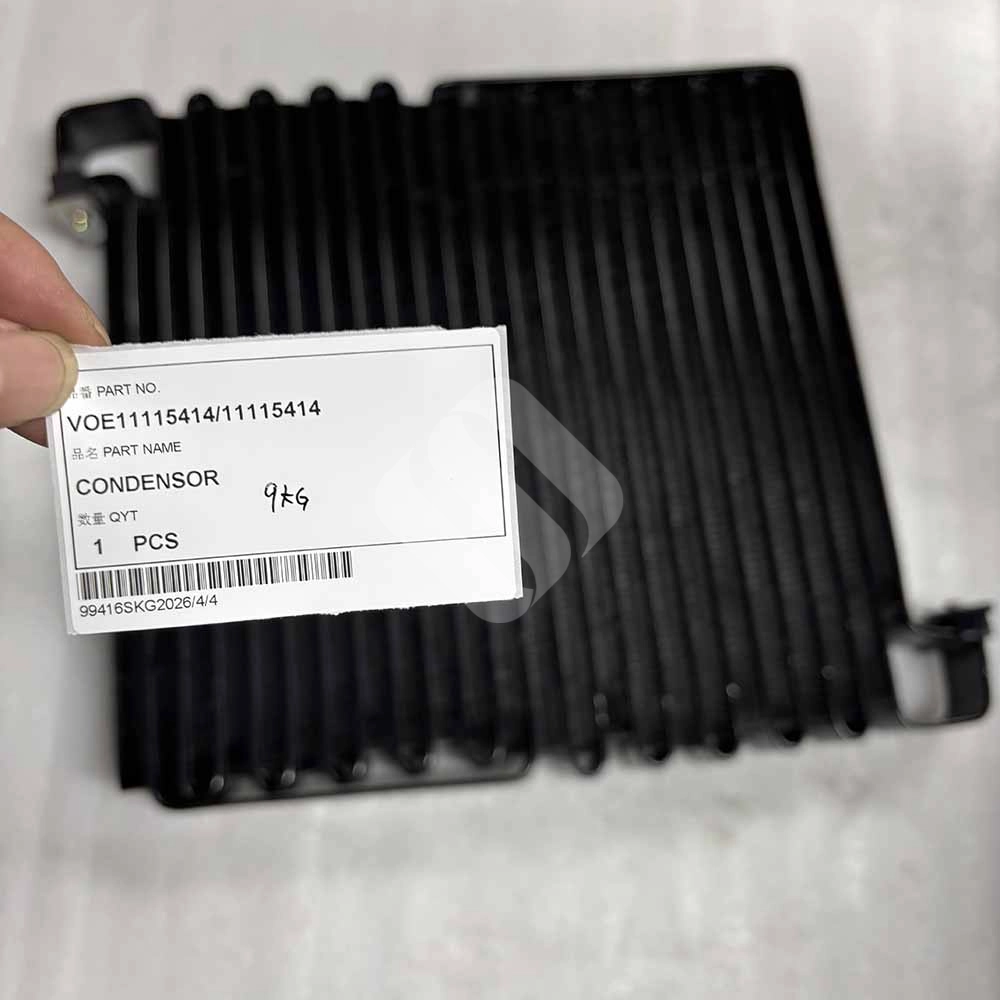 VOE11115414 Air Conditioning Condenser for Volvo Hauler A25D, A25E, A25F, A30D Heavy-duty-aluminum-condenser-VOE11115414-for-Volvo-A25E-hauler