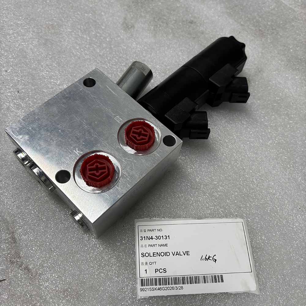 31N4-30131 Solenoid Valve for Hyundai R140LC-7, R210LC-7, R215LC-7 IMG_6135