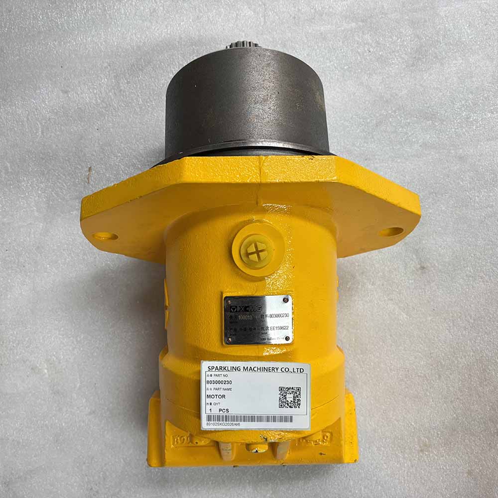 803000230-XCMG-replacement-motor-viewing-hydraulic-ports