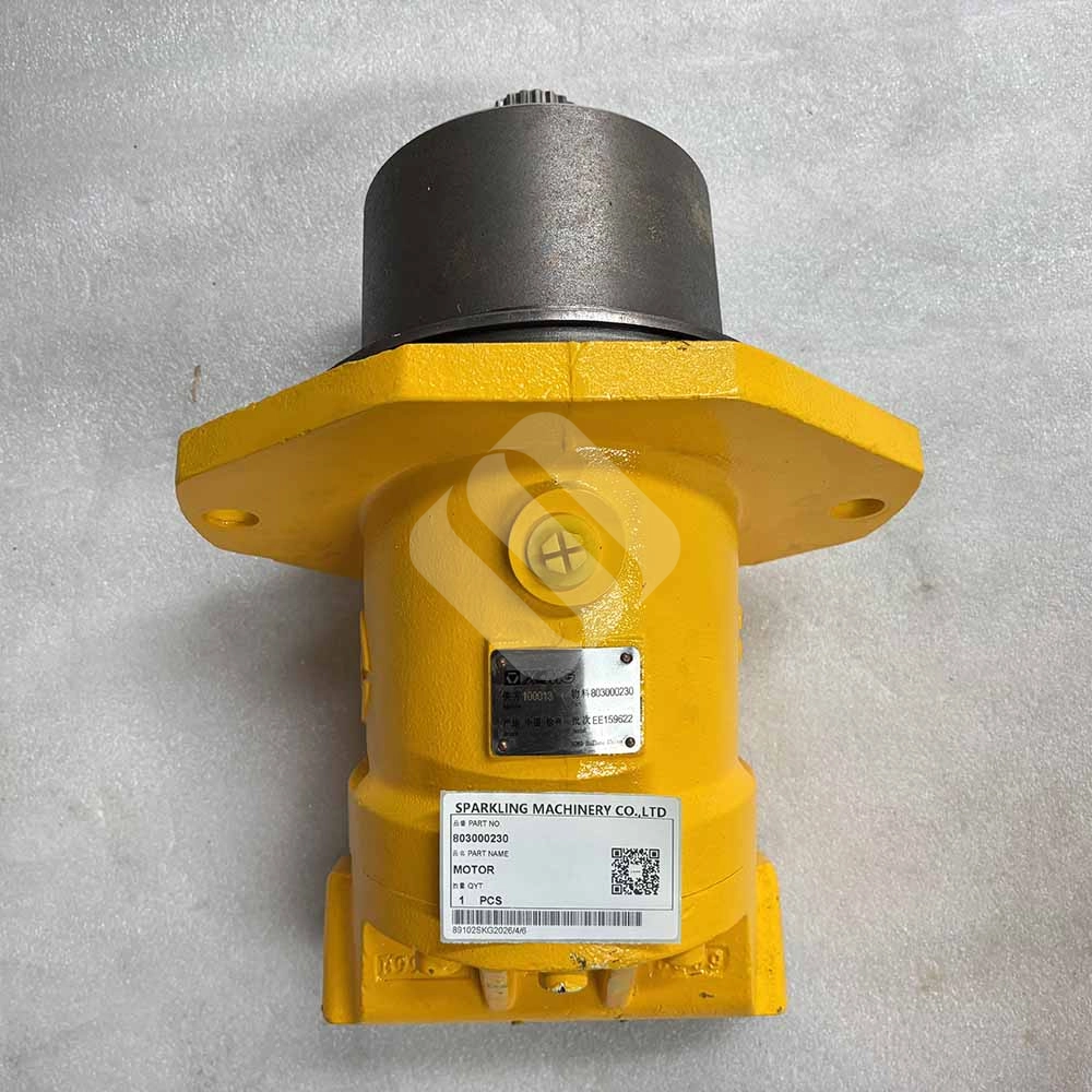 803000230 Hydraulic Motor for XCMG Excavators and Heavy Machinery 803000230-XCMG-replacement-motor-viewing-hydraulic-ports