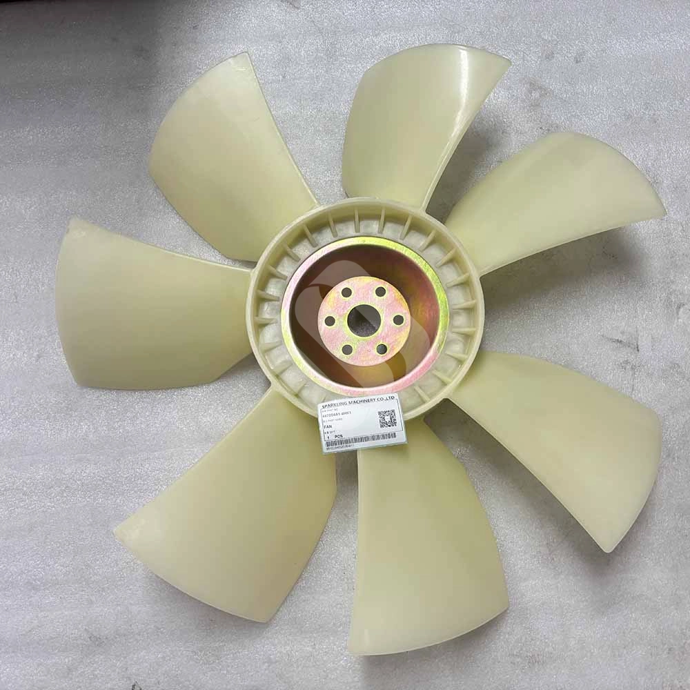 447004A1 Engine Cooling Fan for Case CX210B, CX225SR, CX240B Case-CX240B-excavator-radiator-fan-assembly-447004A1