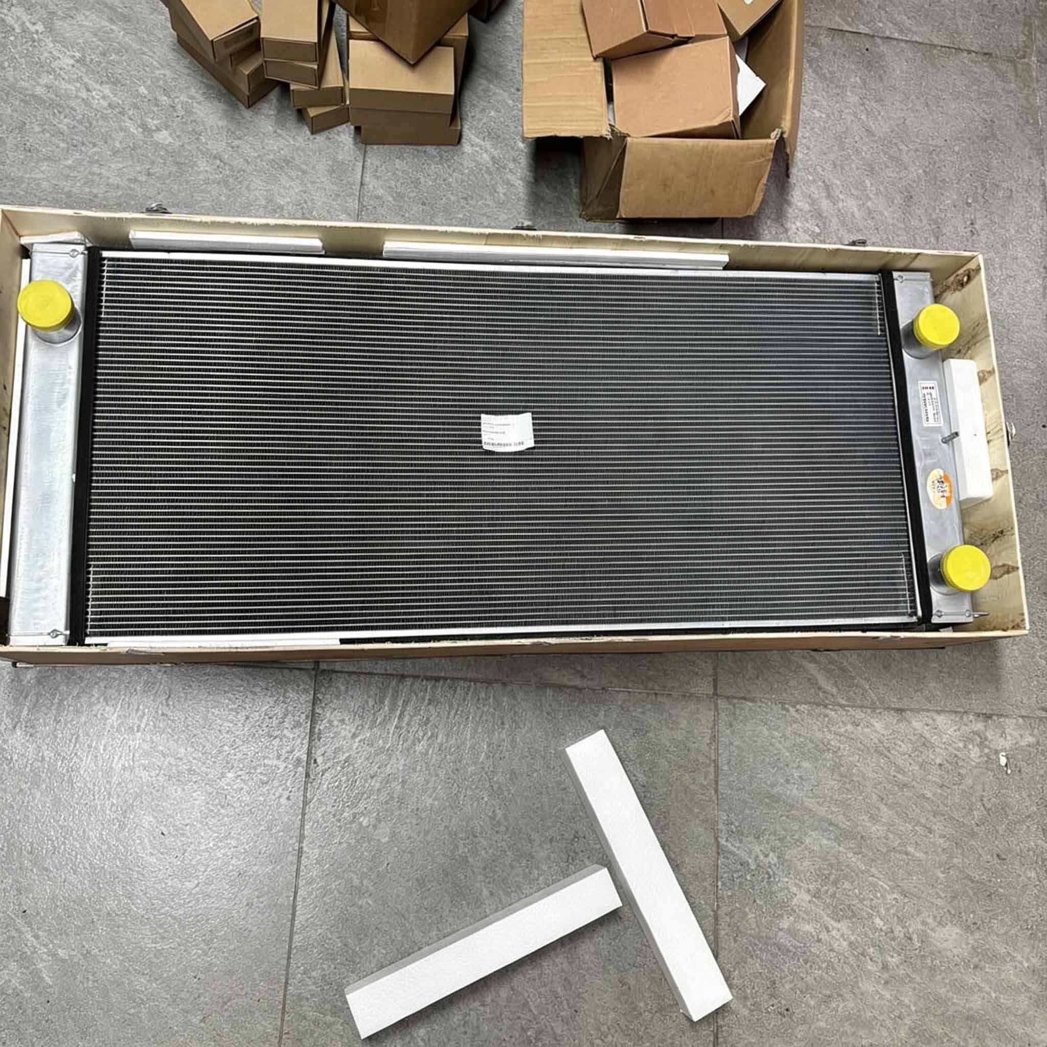 4210361111-Komatsu-replacement-radiator-core-front-view