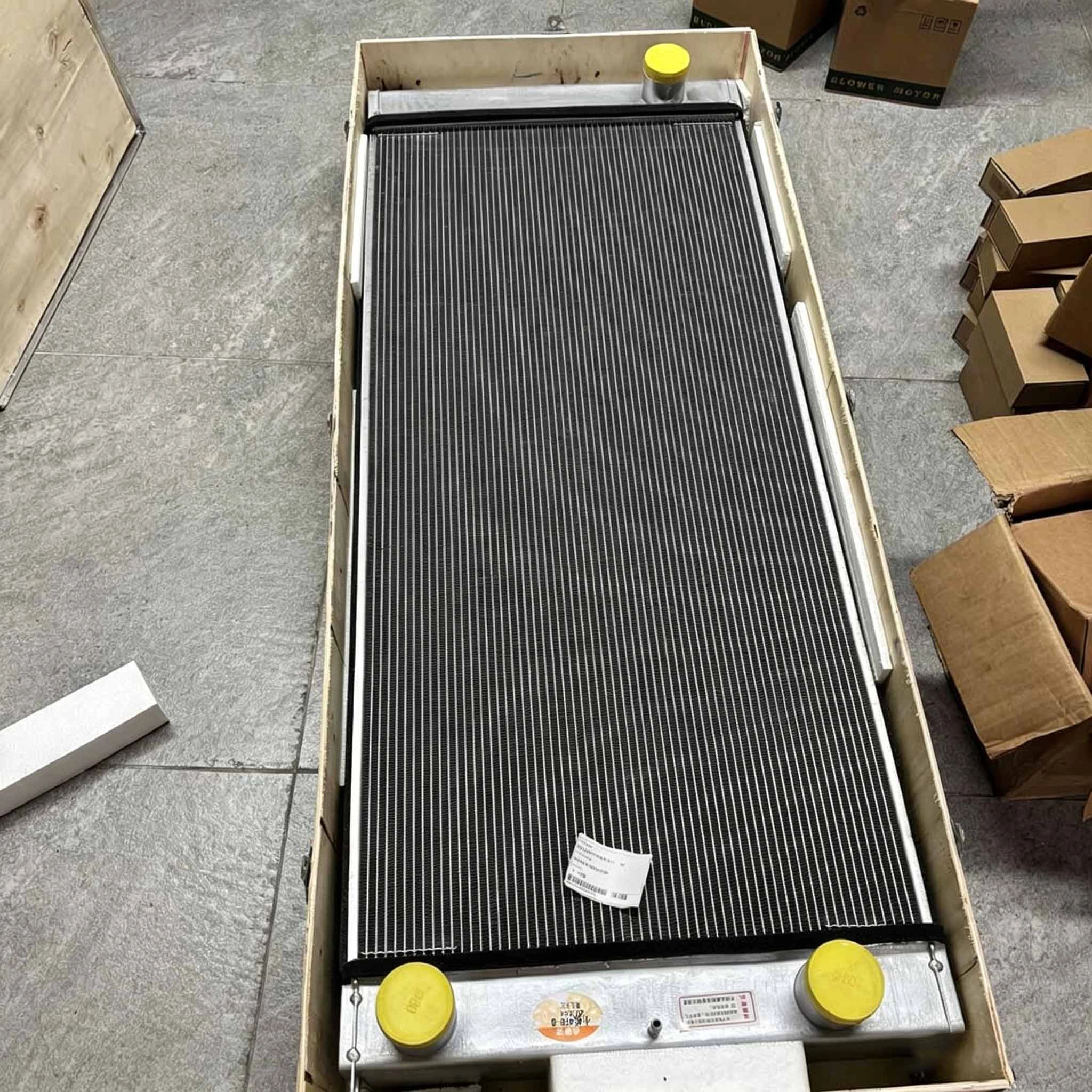 Komatsu-WA470-8E0-wheel-loader-cooling-radiator-421-03-61112