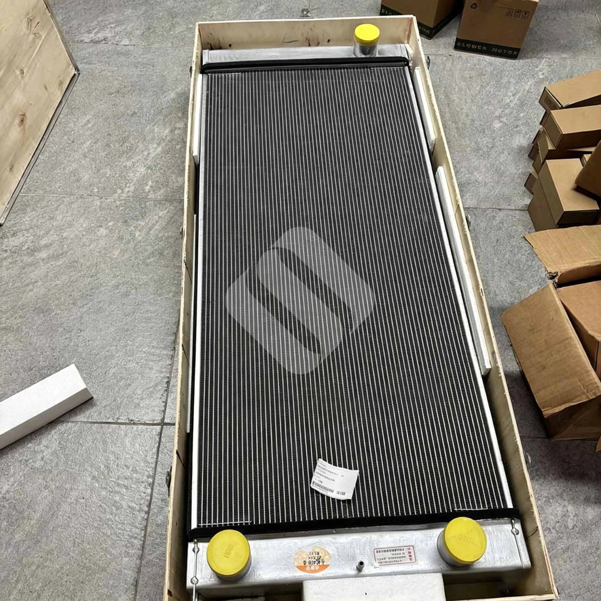421-03-61111 Engine Radiator for Komatsu WA470-8 & WA470-8E0 Komatsu-WA470-8E0-wheel-loader-cooling-radiator-421-03-61112