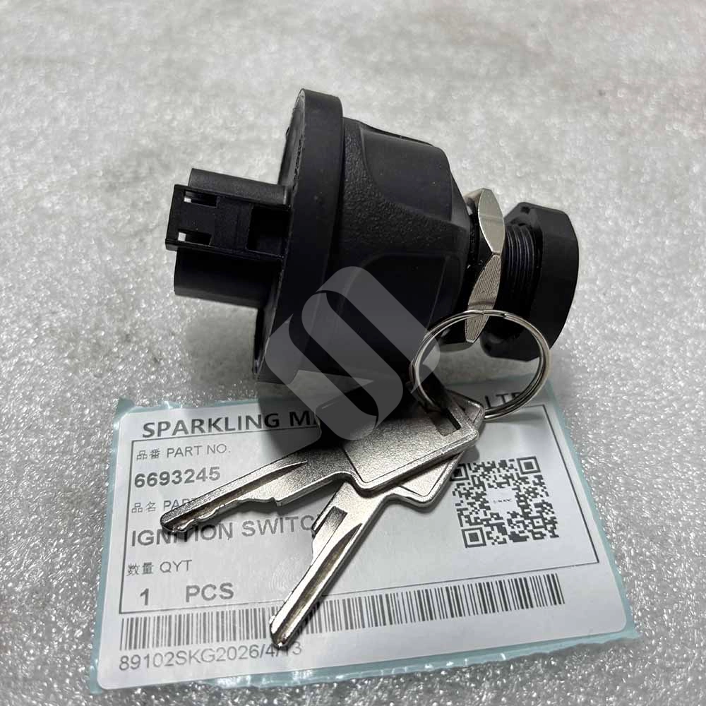 6693245 Ignition Switch for Bobcat Mini Excavators 325, 328, 331, 334 Bobcat-334-excavator-ignition-switch-6693245-Deutsch-connector