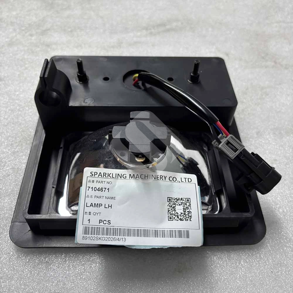 7104671 Left Hand (LH) Headlight for Bobcat S450, S510, T450, T550 7104671-left-hand-headlight-assembly-for-Bobcat-S450-loader