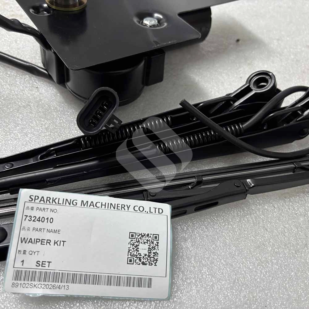 7324010 Front Windshield Wiper Kit for Bobcat S185, S205, T190, T140 Bobcat-G-Series-cab-door-wiper-assembly-7324010-parts