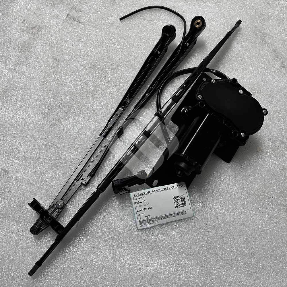 7324010 Front Windshield Wiper Kit for Bobcat S185, S205, T190, T140 7324010-heavy-duty-12V-wiper-motor-for-Bobcat-S205