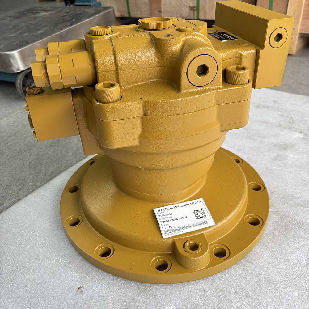 Precision-machined-high-pressure-valve-block-on-swing-motor-31N8-12020
