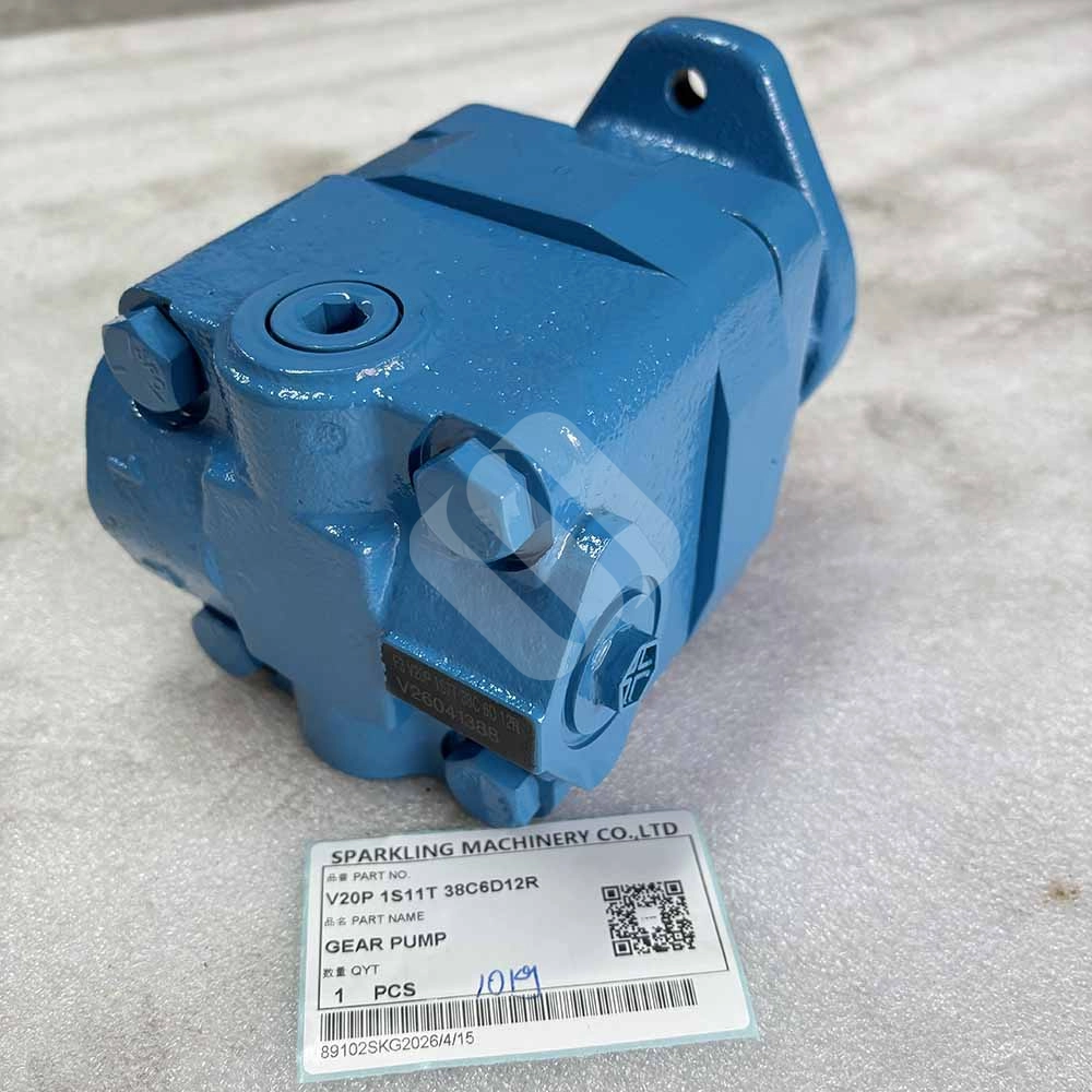 Vickers V20P 1S11T 38C6D12R Vane Pump with Priority Valve Vickers-V20P-1S11T-38C6D12R-hydraulic-vane-pump