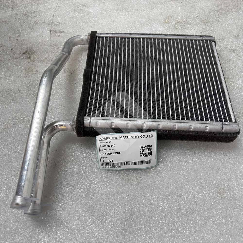 11K6-90540 Cab Heater Core for Hyundai HW140, HW160, HW180 Excavators 11K6-90540-aluminum-heater-core-for-Hyundai-HW140-excavator