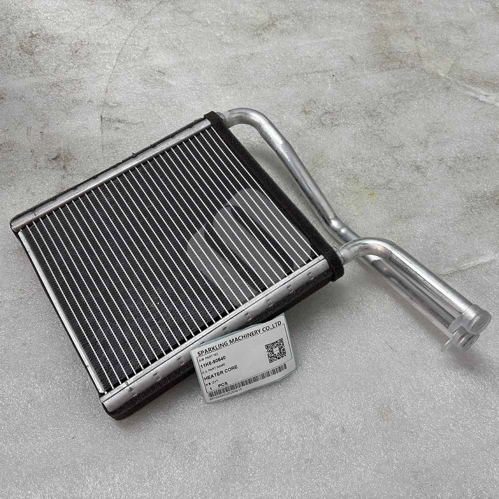 11K6-90540 Cab Heater Core for Hyundai HW140, HW160, HW180 Excavators Hyundai-HW160-wheeled-excavator-cab-heater-matrix-11K6-90540