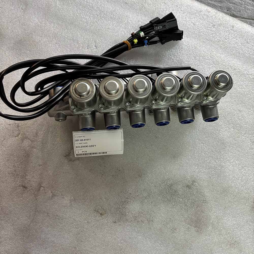 20Y6041611-solenoid-valve-with-electrical-connector-for-Komatsu-PC200LC-8