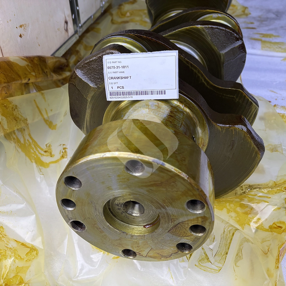 MADE IN CHINA SPARKLING MACHINERY NEW 6675-31-1011 CRANKSHAFT MADE IN CHINA SPARKLING MACHINERY NEW 6675-31-1011 CRANKSHAFT
