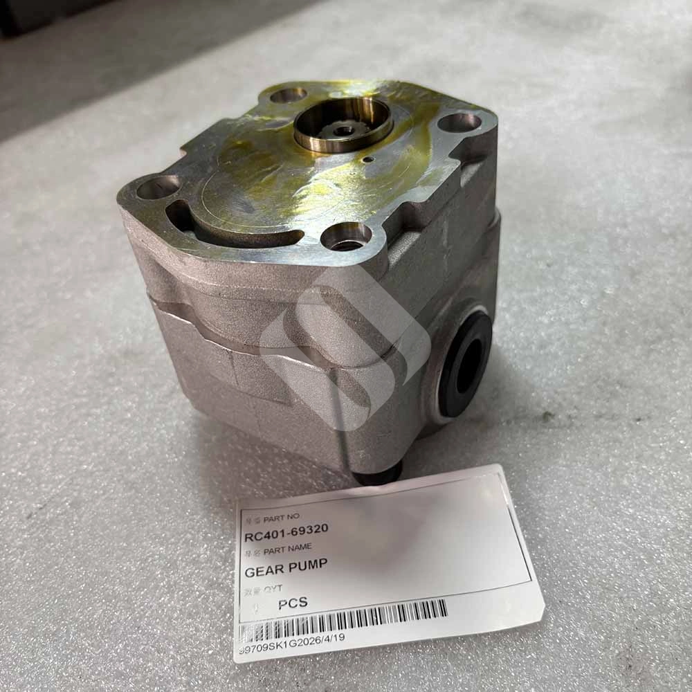 RC401-69320 Hydraulic Gear Pump for Kubota KX91-2 Mini Excavator Kubota-KX91-2-spare-parts-RC401-69320-hydraulic-gear-pump