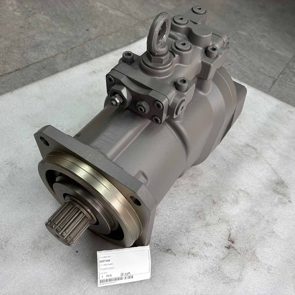 9257309-Hitachi-excavator-hydraulic-pump-with-regulator-detail