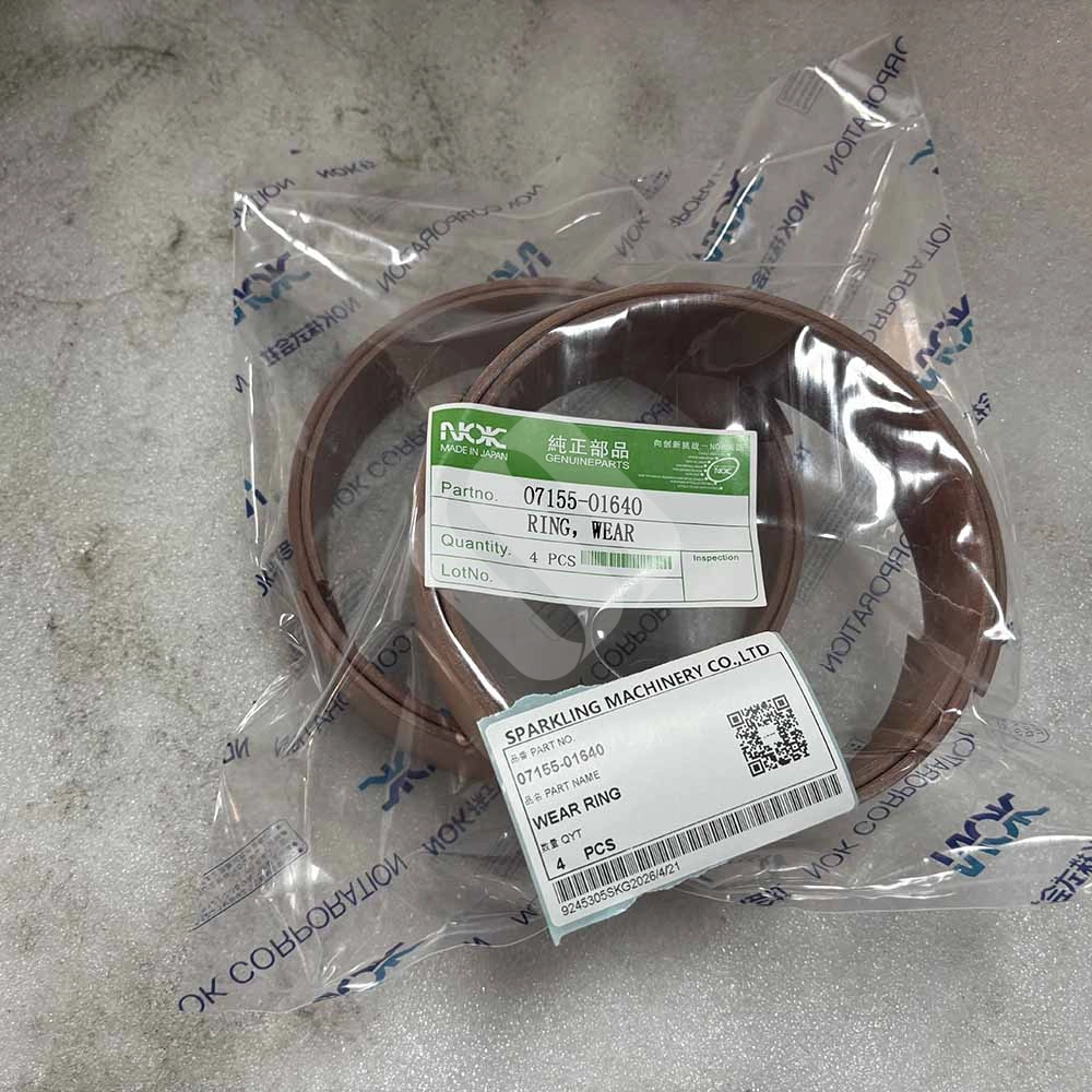 07155-01640 Hydraulic Cylinder Wear Ring for Komatsu D275A-5, D275AX-5 0715501640-wear-resistant-bearing-strip-for-heavy-dozer-cylinders