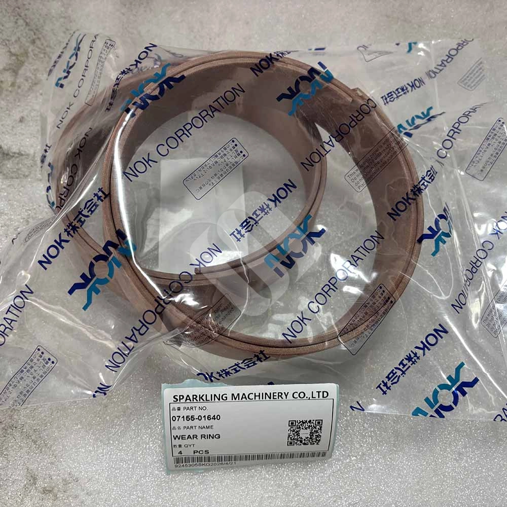 07155-01640 Hydraulic Cylinder Wear Ring for Komatsu D275A-5, D275AX-5 Komatsu-D275A-5-bulldozer-piston-guide-ring-07155-01640