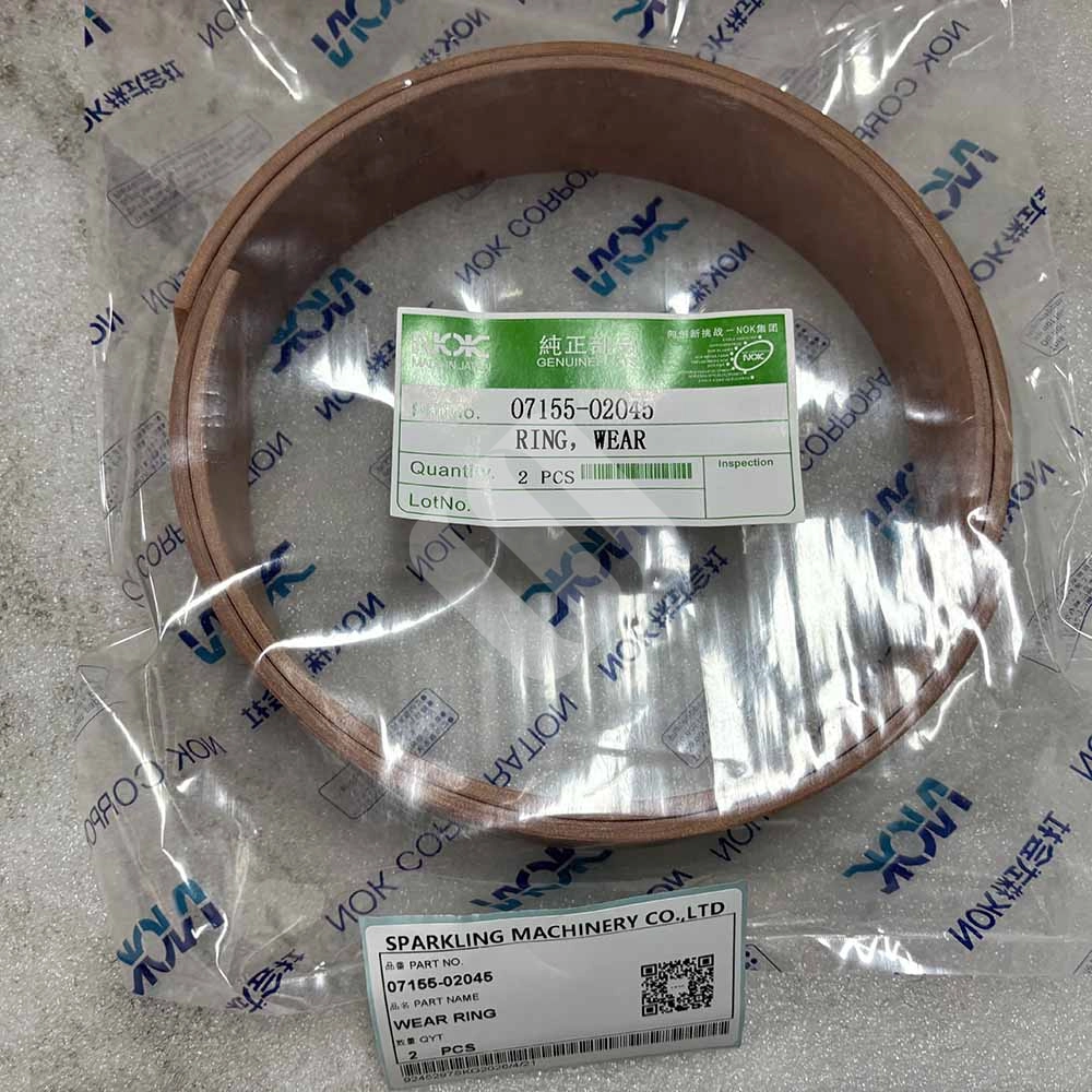 07155-02045 Hydraulic Cylinder Wear Ring for Komatsu D375A-2, D375A-3, D375A-5 Komatsu-D375A-2-super-dozer-piston-guide-ring-07155-02045
