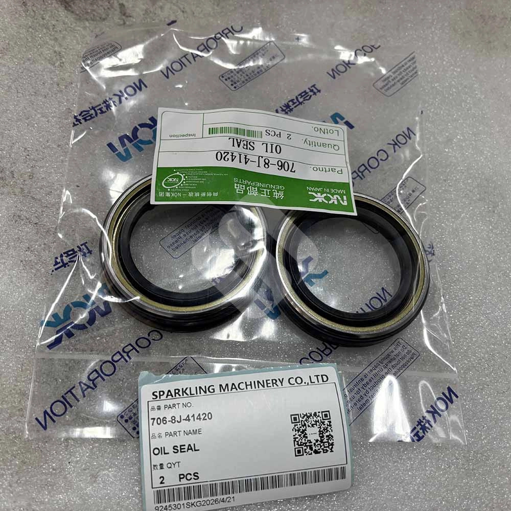 706-8J-41420 Hydraulic Motor Oil Seal for Komatsu PC300-7, PC350-7, PC400-7 7068J41420-high-pressure-shaft-seal-for-heavy-excavators