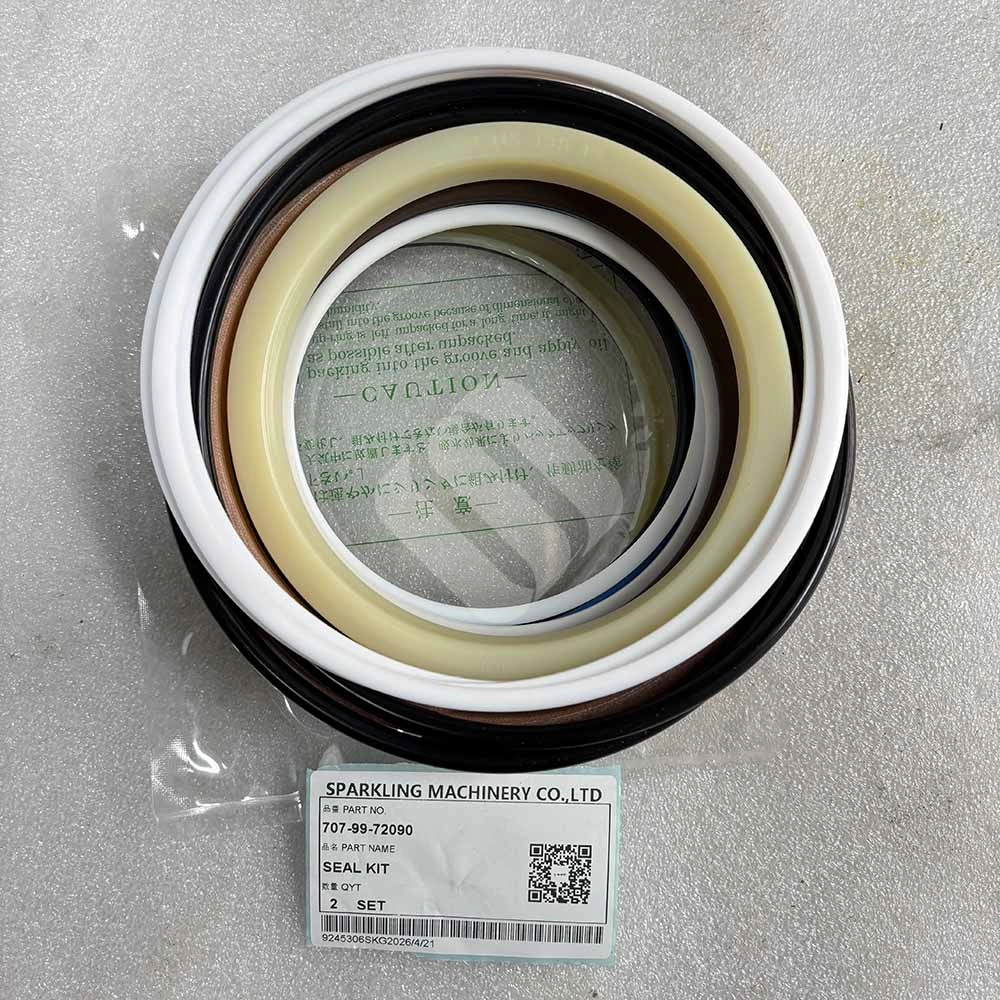707-99-72090 Bucket Cylinder Seal Kit for Komatsu PC1250-8, PC1250LC-8 7079972090-heavy-duty-mining-class-seal-set-layout