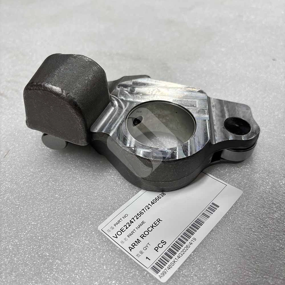 VOE22472567 21406638 Arm Rocker for Volvo Engine D13F, D13H, D13J Precision-machined-Volvo-rocker-arm-VOE22472567-side-view