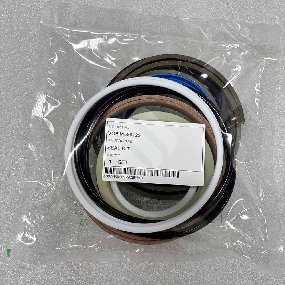 VOE14589129 Bucket Cylinder Seal Kit for Volvo EC200B, EC200D, EC210B Volvo-EC200D-medium-excavator-cylinder-repair-set-VOE14589129