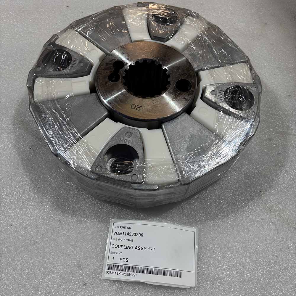 VOLVO EXCAVATOR PARTS MADE IN CHINA NEW EC140B EC160B EC210B EC240B VOE114533206 COUPLING ASSY 17T SPARKLING MACHINERY