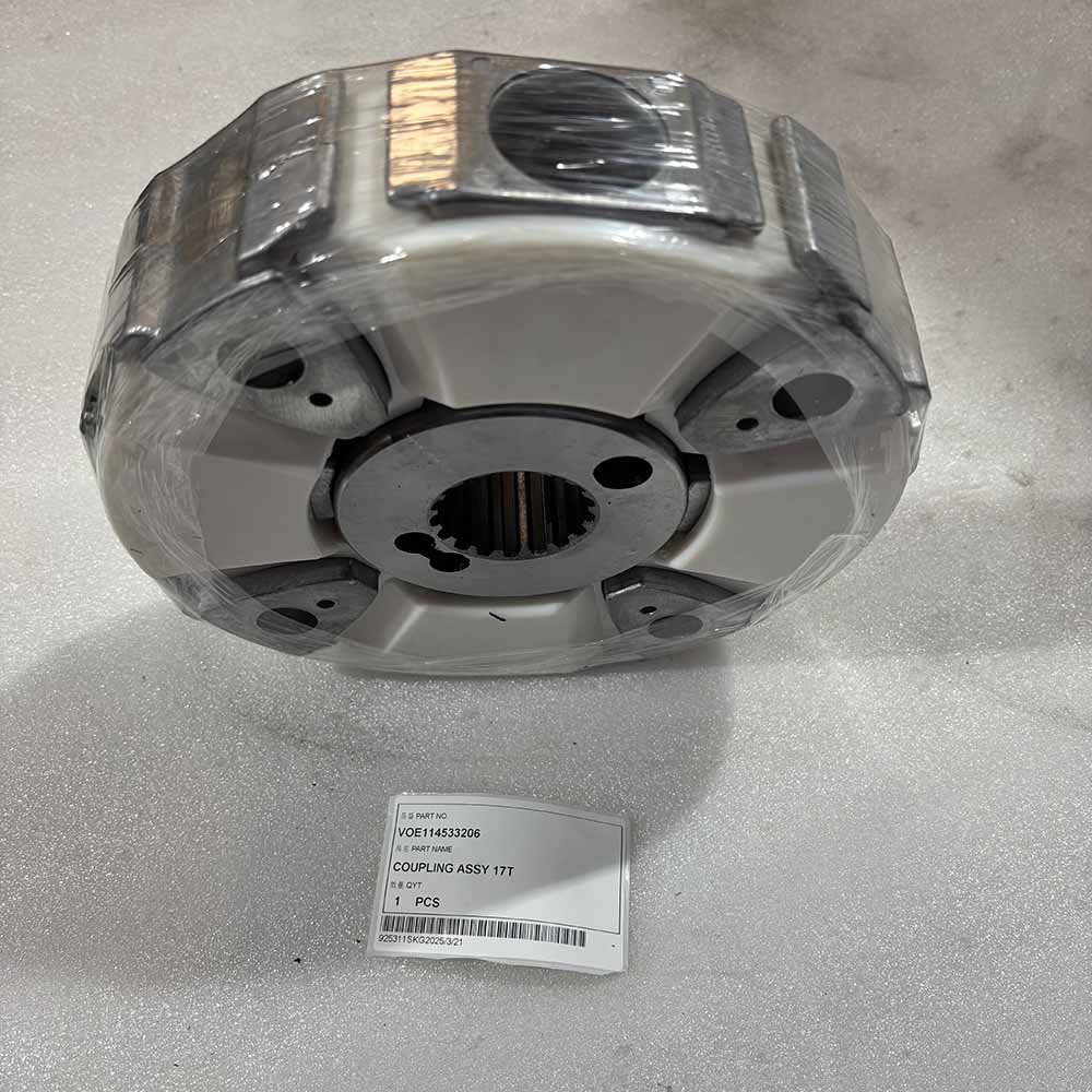 VOLVO EXCAVATOR PARTS MADE IN CHINA NEW EC140B EC160B EC210B EC240B VOE114533206 COUPLING ASSY 17T SPARKLING MACHINERY