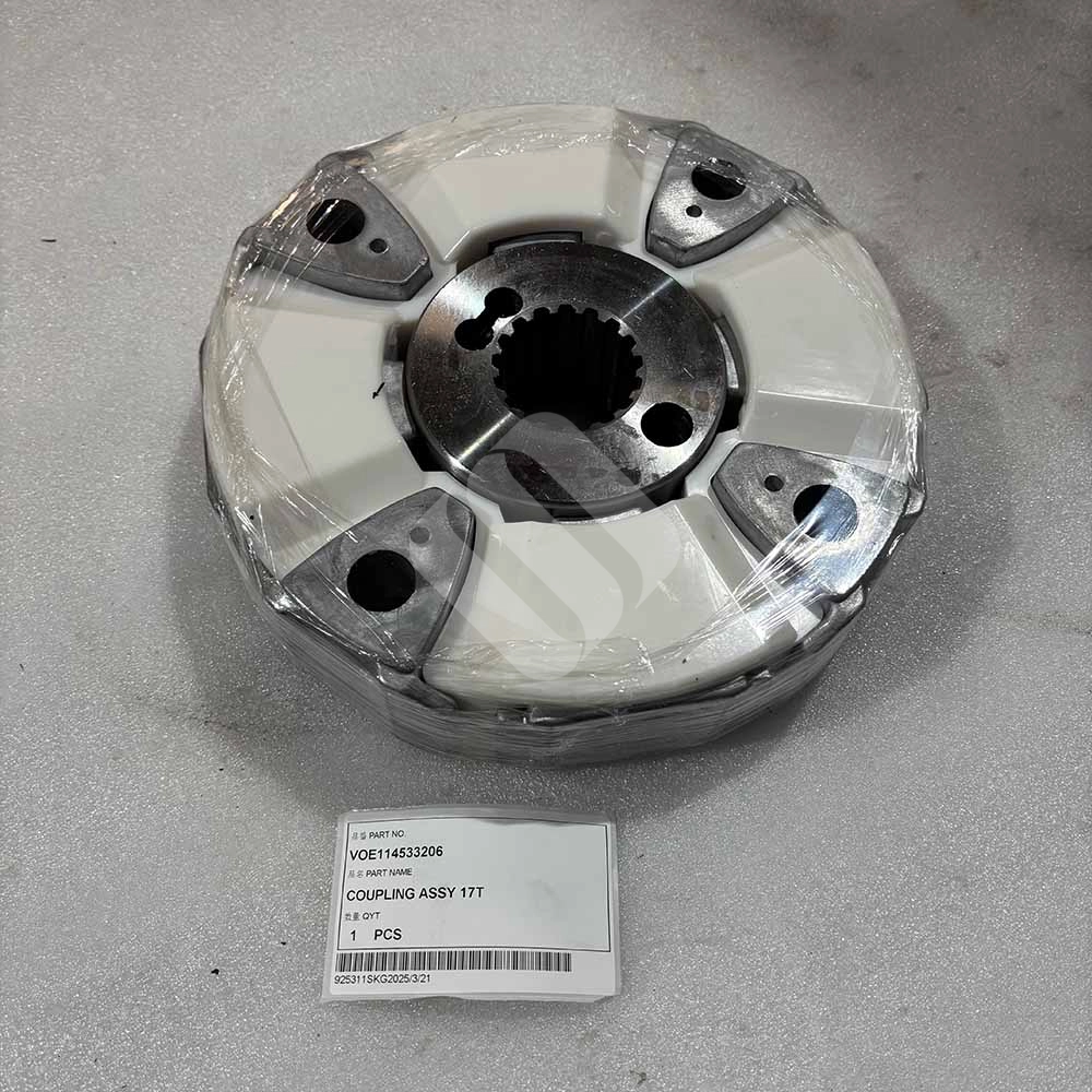 VOLVO EXCAVATOR PARTS MADE IN CHINA NEW EC140B EC160B EC210B EC240B VOE114533206 COUPLING ASSY 17T SPARKLING MACHINERY VOLVO EXCAVATOR PARTS MADE IN CHINA NEW EC140B EC160B EC210B EC240B VOE114533206 COUPLING ASSY 17T SPARKLING MACHINERY