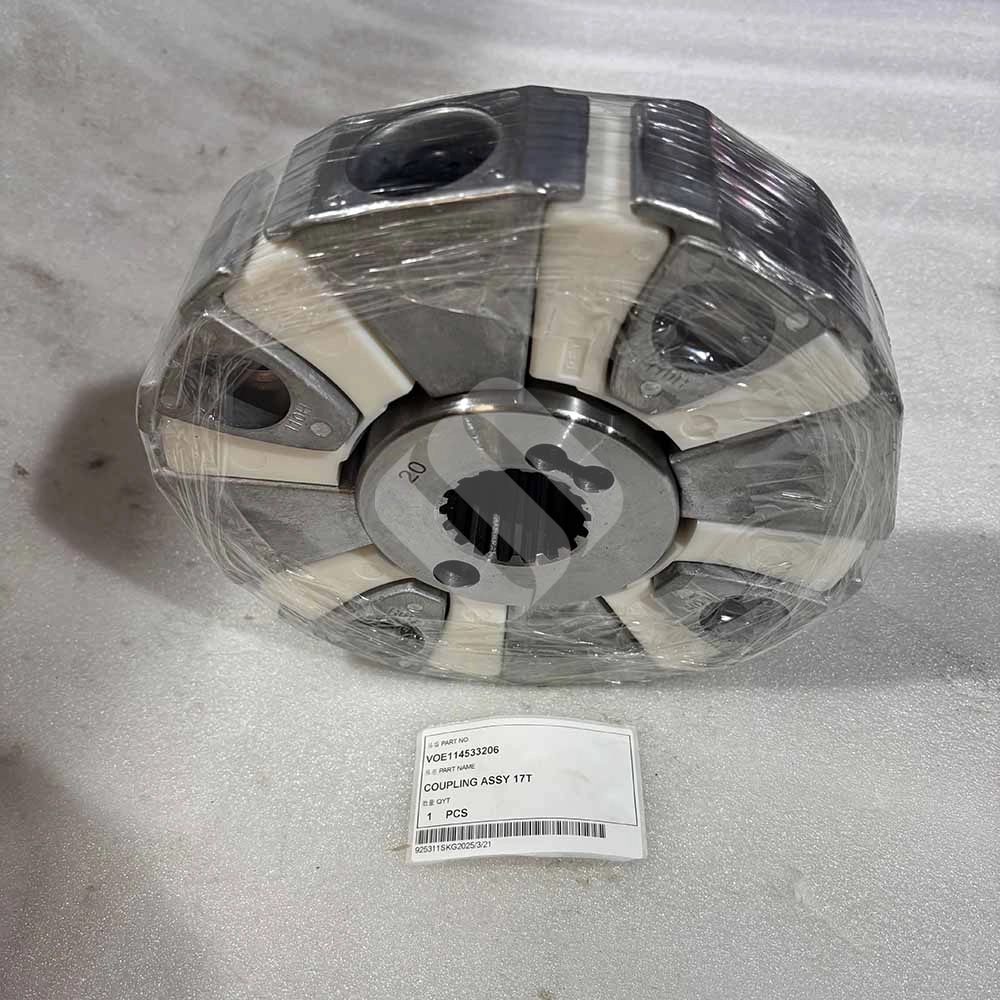 VOLVO EXCAVATOR PARTS MADE IN CHINA NEW EC140B EC160B EC210B EC240B VOE114533206 COUPLING ASSY 17T SPARKLING MACHINERY VOLVO EXCAVATOR PARTS MADE IN CHINA NEW EC140B EC160B EC210B EC240B VOE114533206 COUPLING ASSY 17T SPARKLING MACHINERY