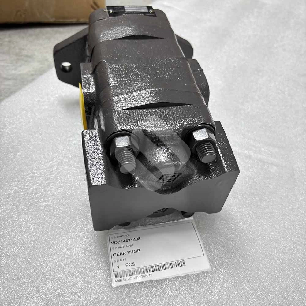 VOE14671408 Hydraulic Pilot Gear Pump for Volvo EC750D, EC750E Excavators IMG_7265