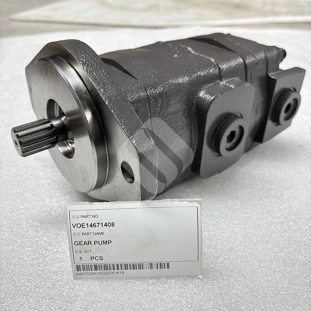 VOE14671408 Hydraulic Pilot Gear Pump for Volvo EC750D, EC750E Excavators IMG_7267
