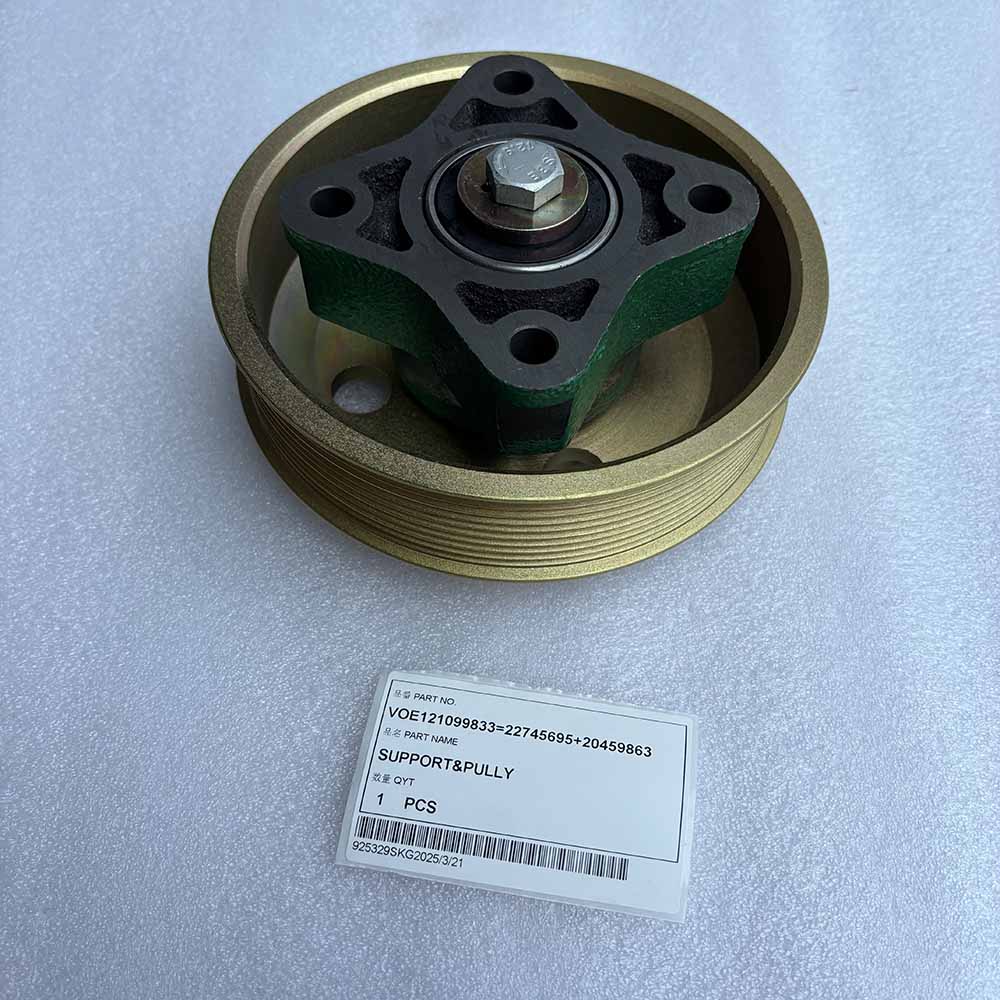 VOLVO EXCAVATOR PARTS MADE IN CHINA NEW EC135B EC140B EC160B EC180B EC210B EW145B VOE121099833=22745695+20459863 SUPPORT&PULLY SPARKLING MACHINERY