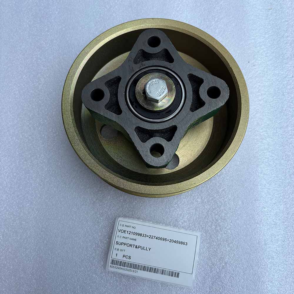 VOLVO EXCAVATOR PARTS MADE IN CHINA NEW EC135B EC140B EC160B EC180B EC210B EW145B VOE121099833=22745695+20459863 SUPPORT&PULLY SPARKLING MACHINERY