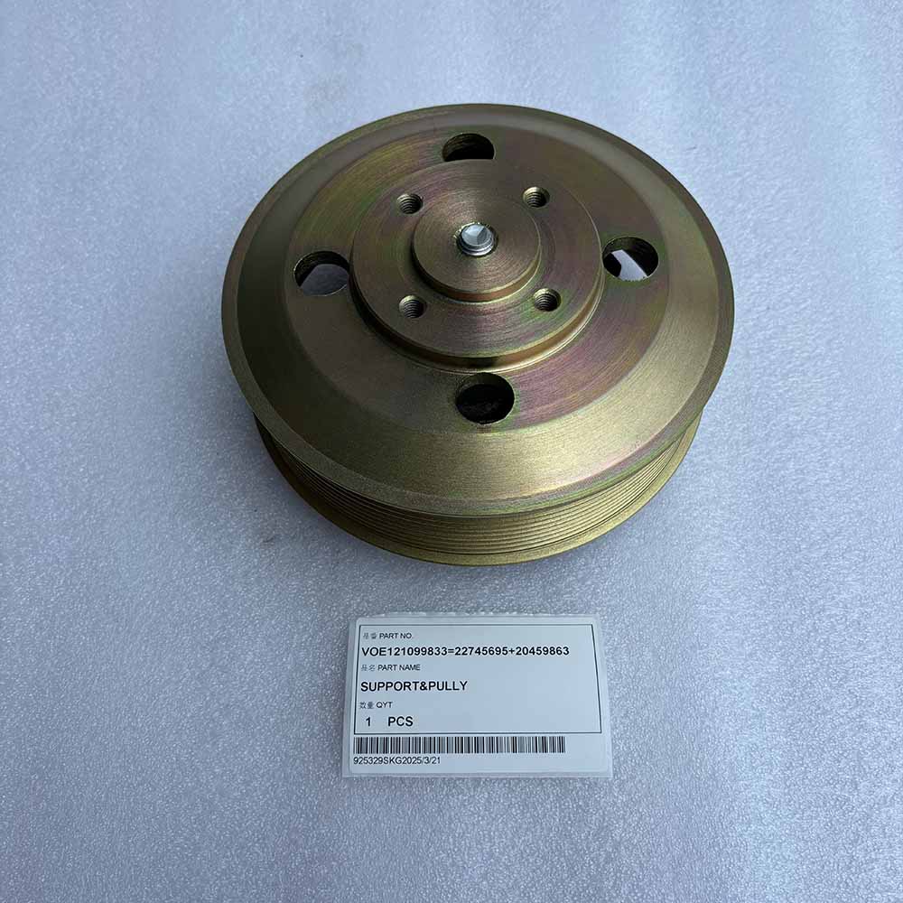VOLVO EXCAVATOR PARTS MADE IN CHINA NEW EC135B EC140B EC160B EC180B EC210B EW145B VOE121099833=22745695+20459863 SUPPORT&PULLY SPARKLING MACHINERY